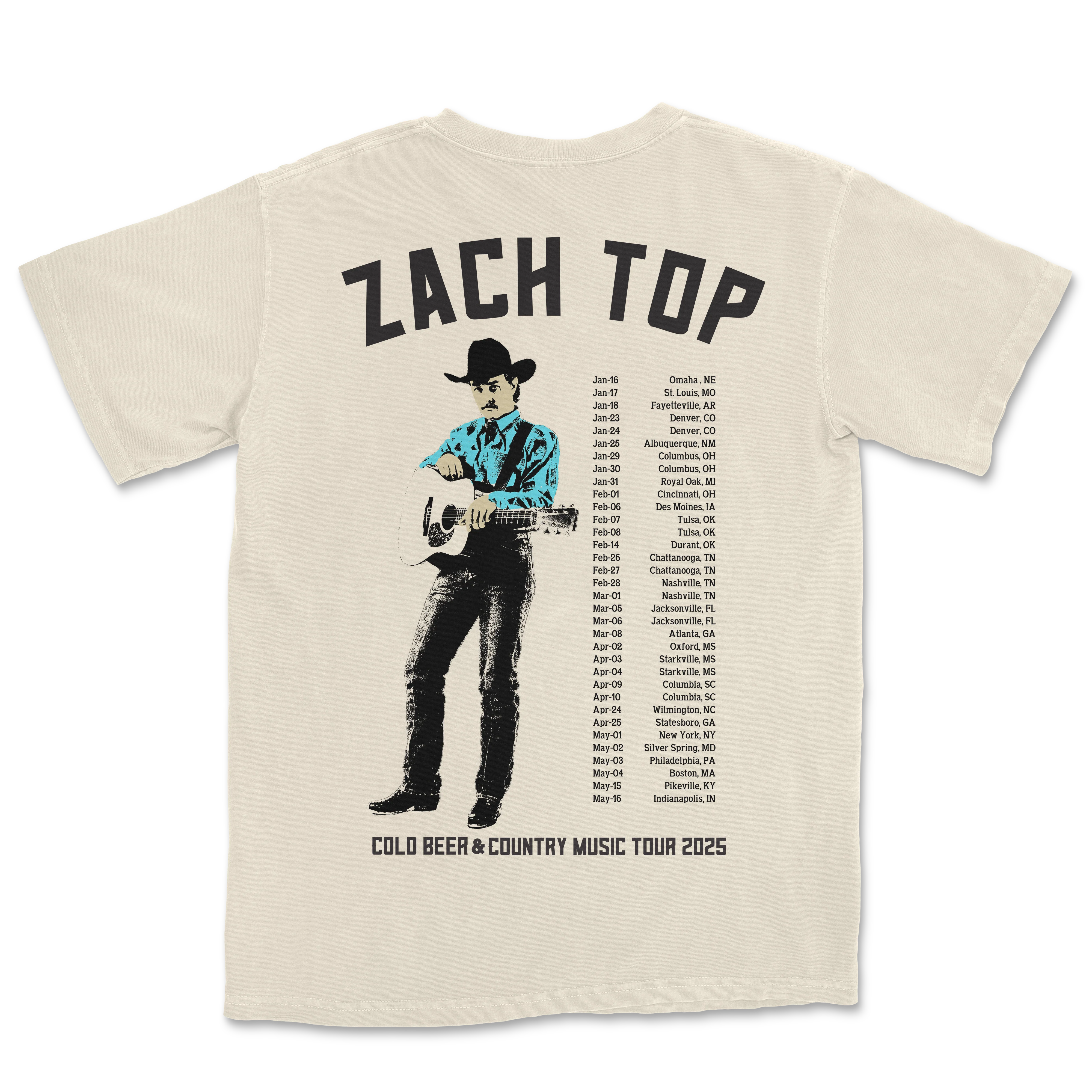 2025 Natural Tour Tee - Image 3