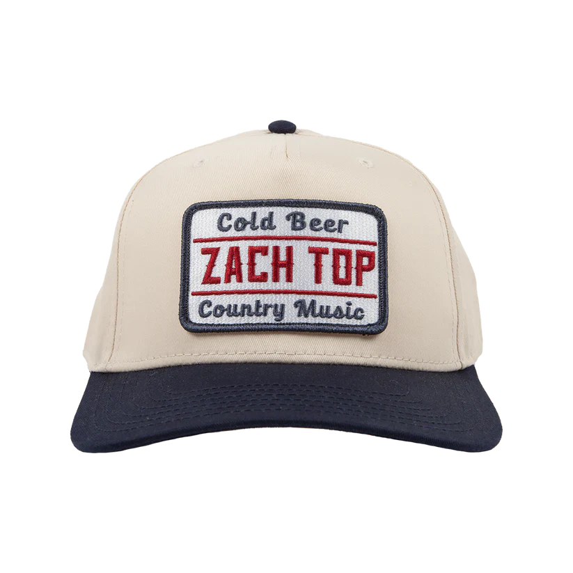 Cold Beer & Country Music Cream Hat - Image 3